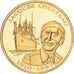 France, Medal, Commandant Jacques Yves Cousteau, Copper Gilt, MS(63)