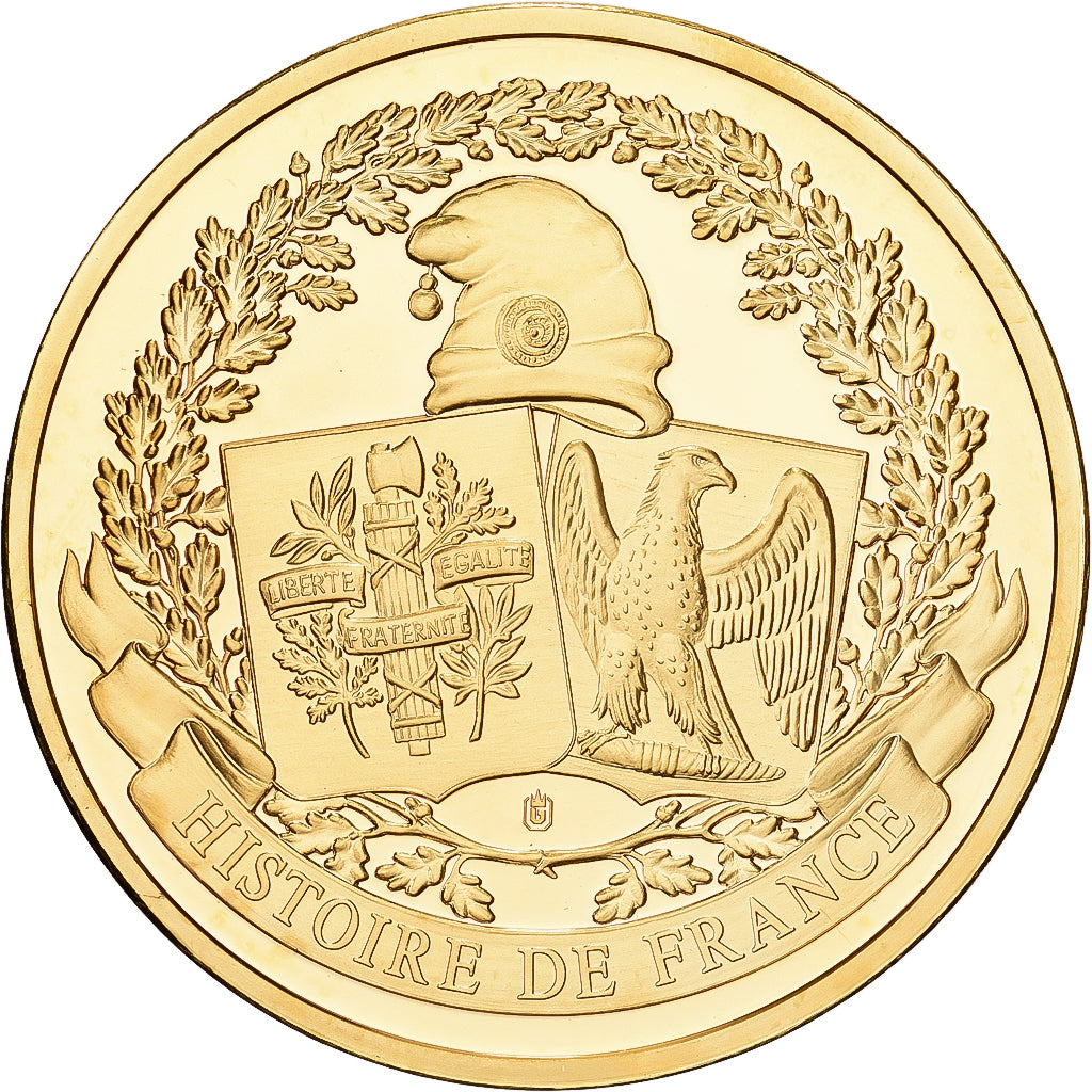 Frankreich, Medaille, Histoire de France, La Première Croisade, Copper Gilt