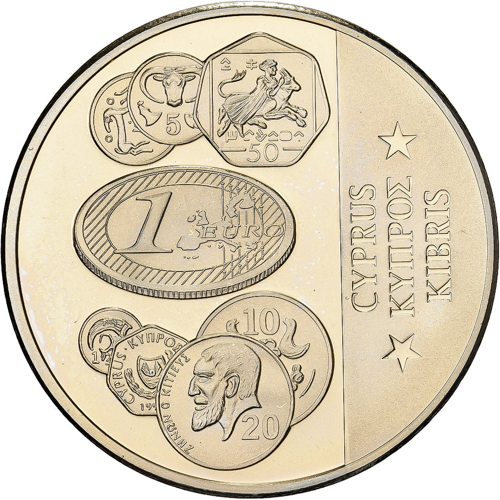 Cyprus, Medaille, L'europe, Cyprus, Cupro-nikkel, UNC-