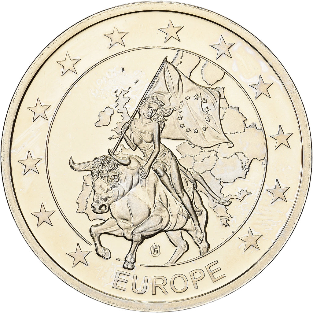 Estonia, medalla, L'Europe, Cobre - níquel, SC