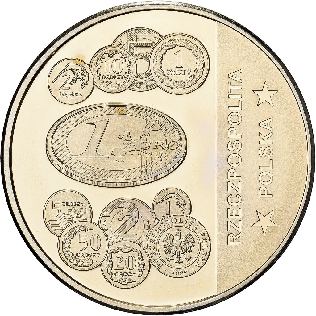Polónia, medalha, L'Europe, Cobre-níquel, MS(63)