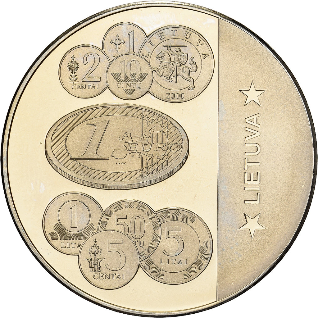 Lituania, medaglia, L'Europe, Rame-nichel, SPL