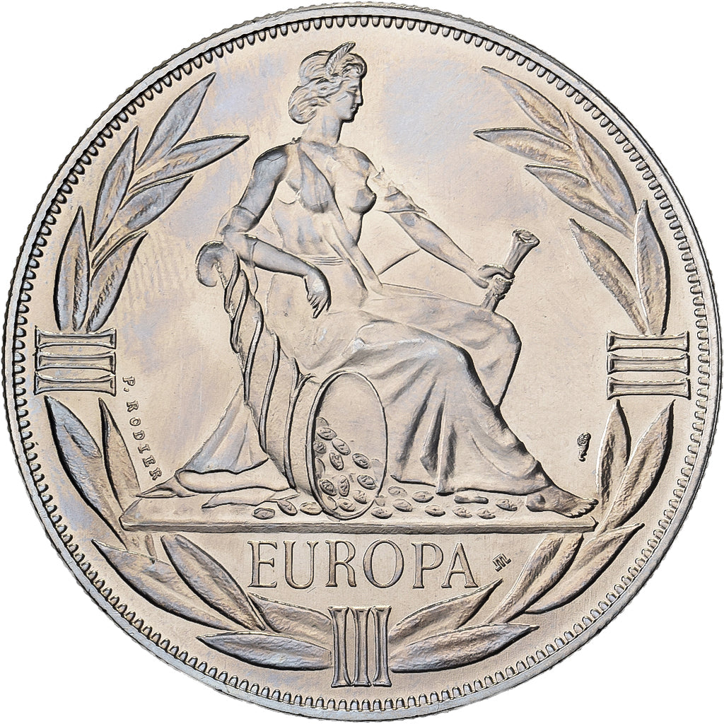 Frankreich, Medaille, Ecu Europa, Europe Assise, 1980, MDP, Kupfer-Nickel