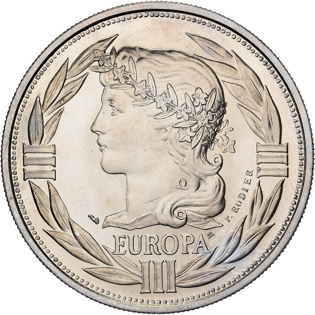 Frankreich, Medaille, Ecu Europa, Marianne, 1989, Copper-nickel, Rodier, STGL