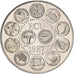Frankreich, Medaille, Ecu Europa, Marianne, 1987, Copper-nickel, Rodier, STGL