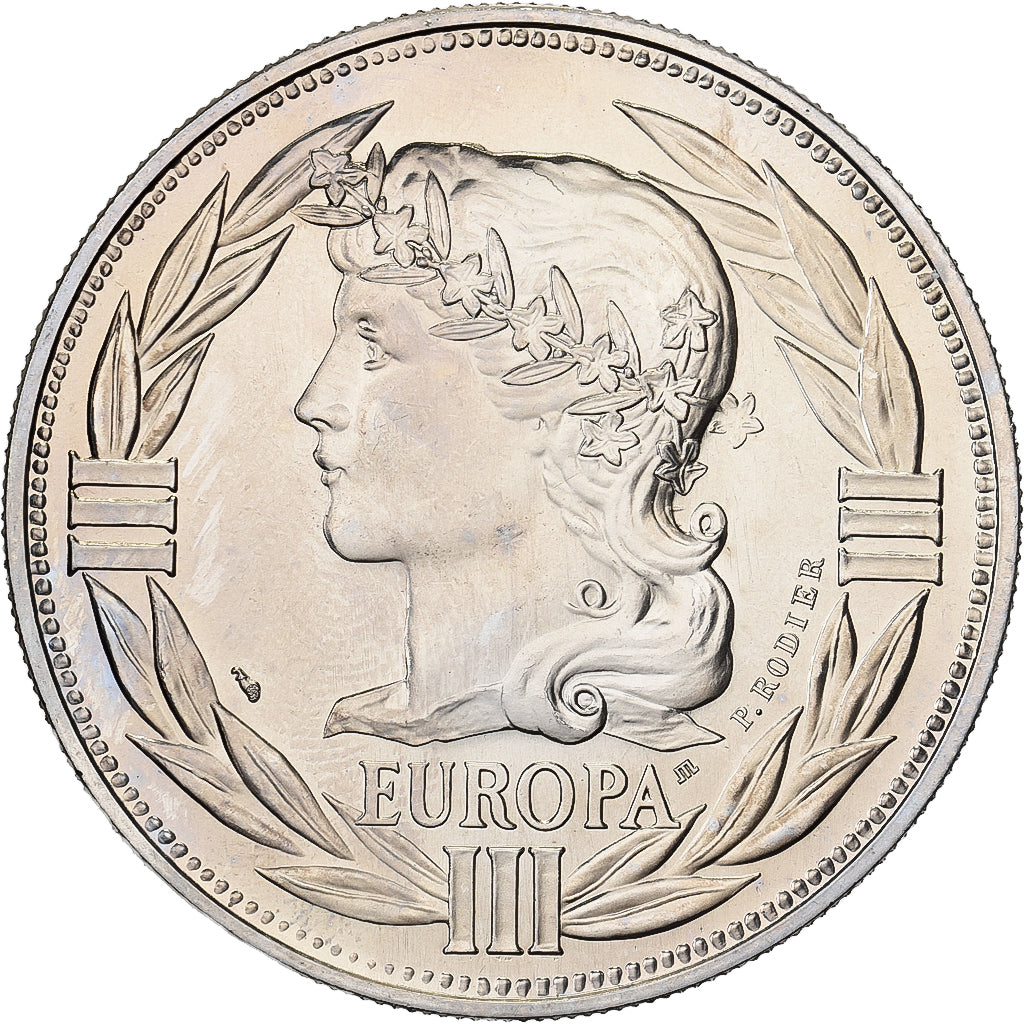 Frankreich, Medaille, Ecu Europa, Marianne, 1987, Copper-nickel, Rodier, STGL