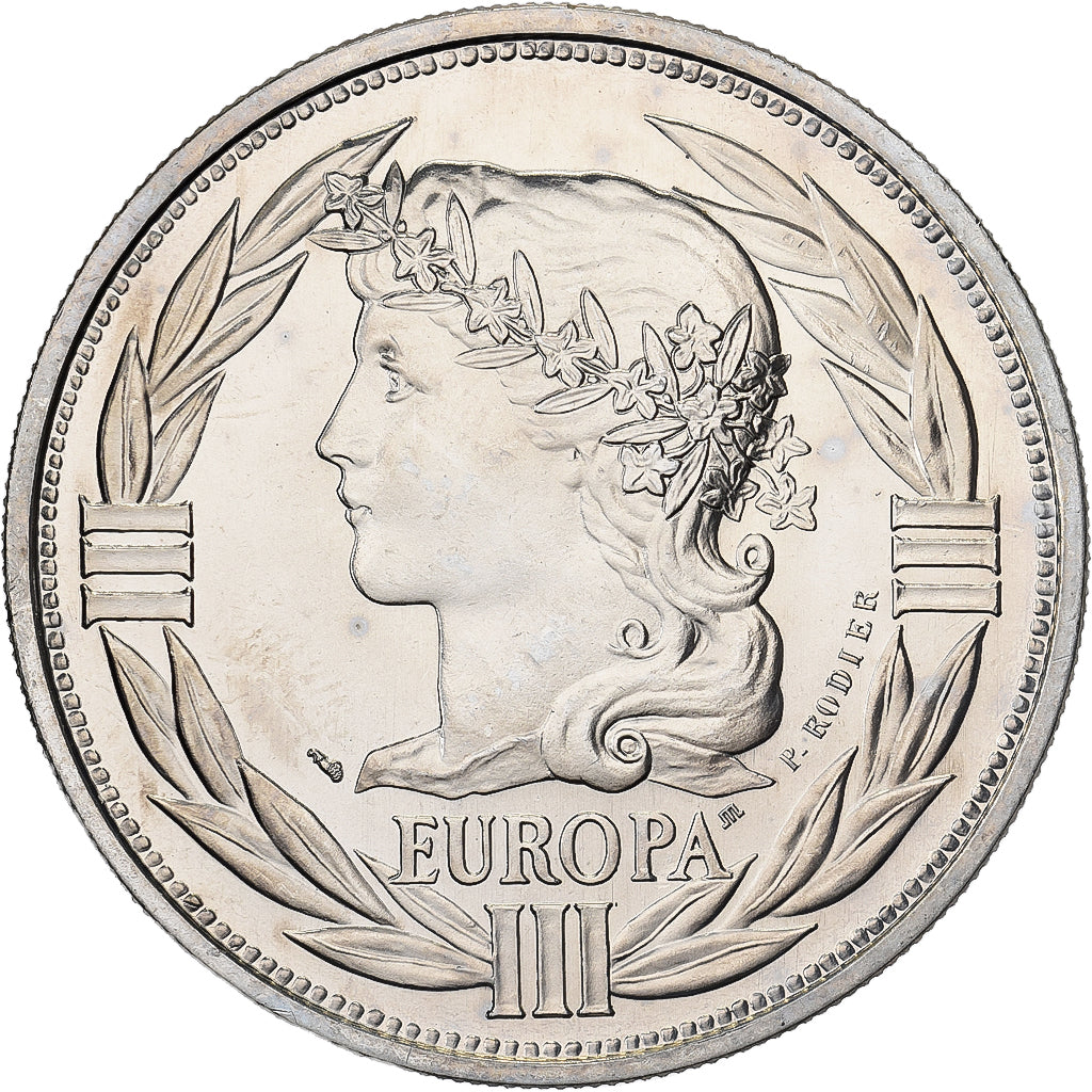 Frankreich, Medaille, Ecu Europa, Marianne, 1991, Copper-nickel, Rodier, STGL