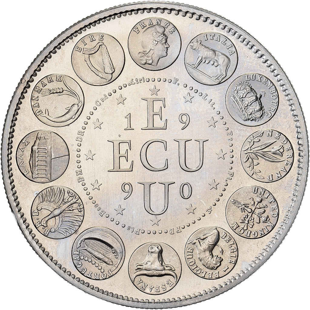France, Medal, Ecu Europa, Marianne, 1990, Copper-nickel, Rodier, MS(65-70)