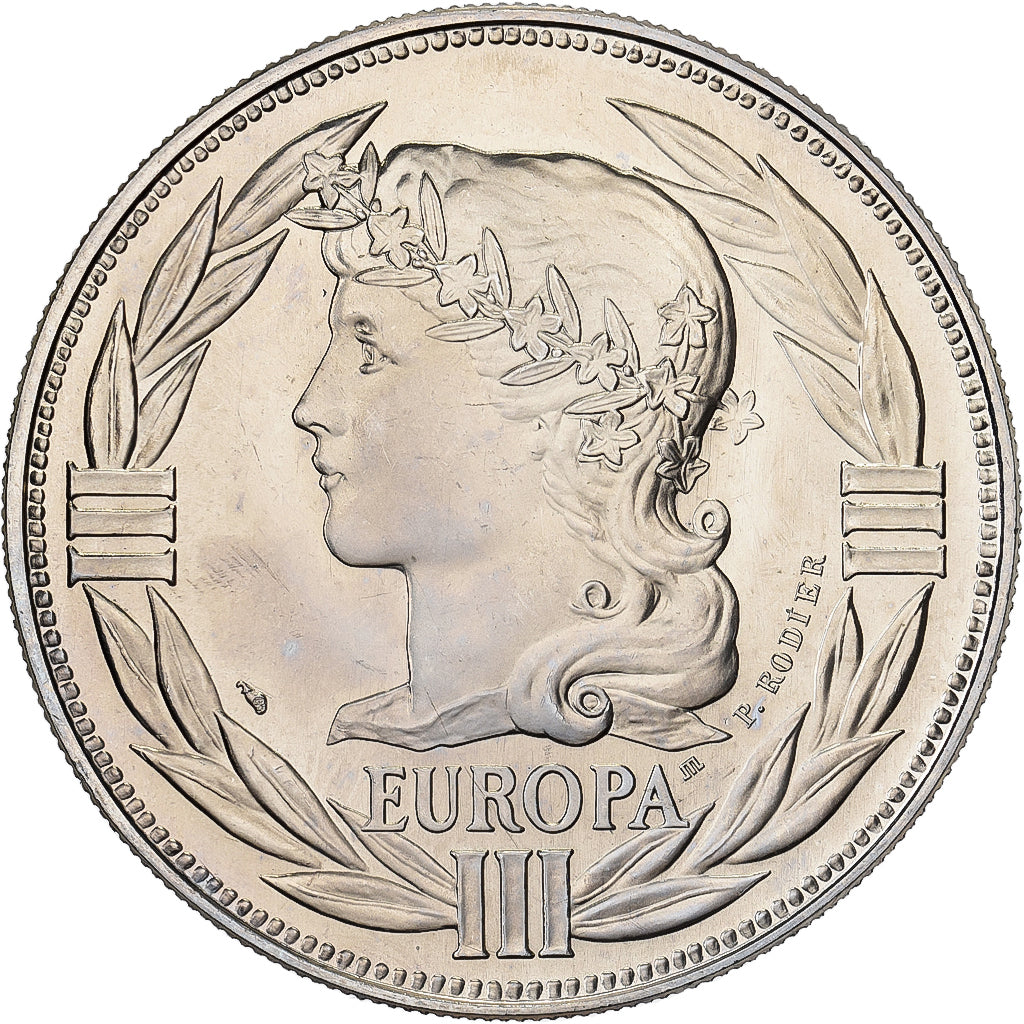 Francja, medal, Ecu Europa, Marianne, 1986, Miedzionikiel, Rodier, MS(65-70)