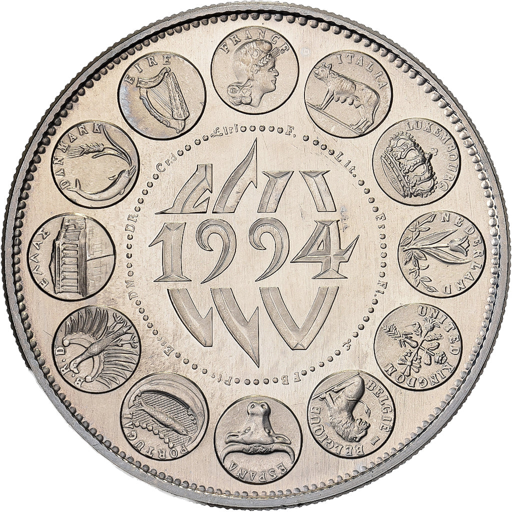 France, Medal, Ecu Europa, Marianne, 1994, Copper-nickel, Rodier, MS(65-70)