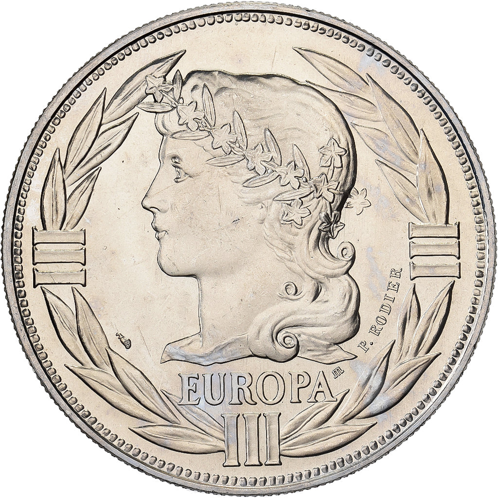 Frankreich, Medaille, Ecu Europa, Marianne, 1988, Copper-nickel, Rodier, STGL