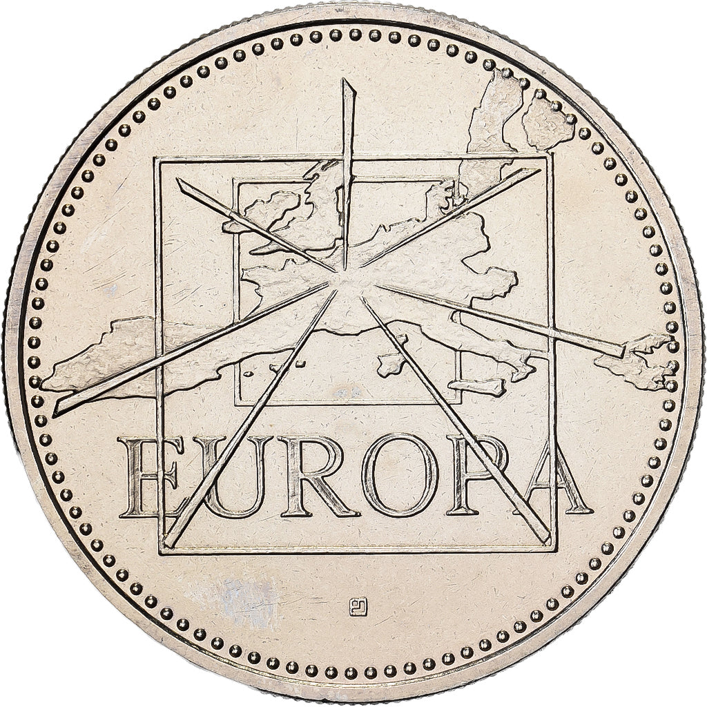 France, Medal, Ecu Europa, 1995, Copper-nickel, Jimenez, MS(65-70)