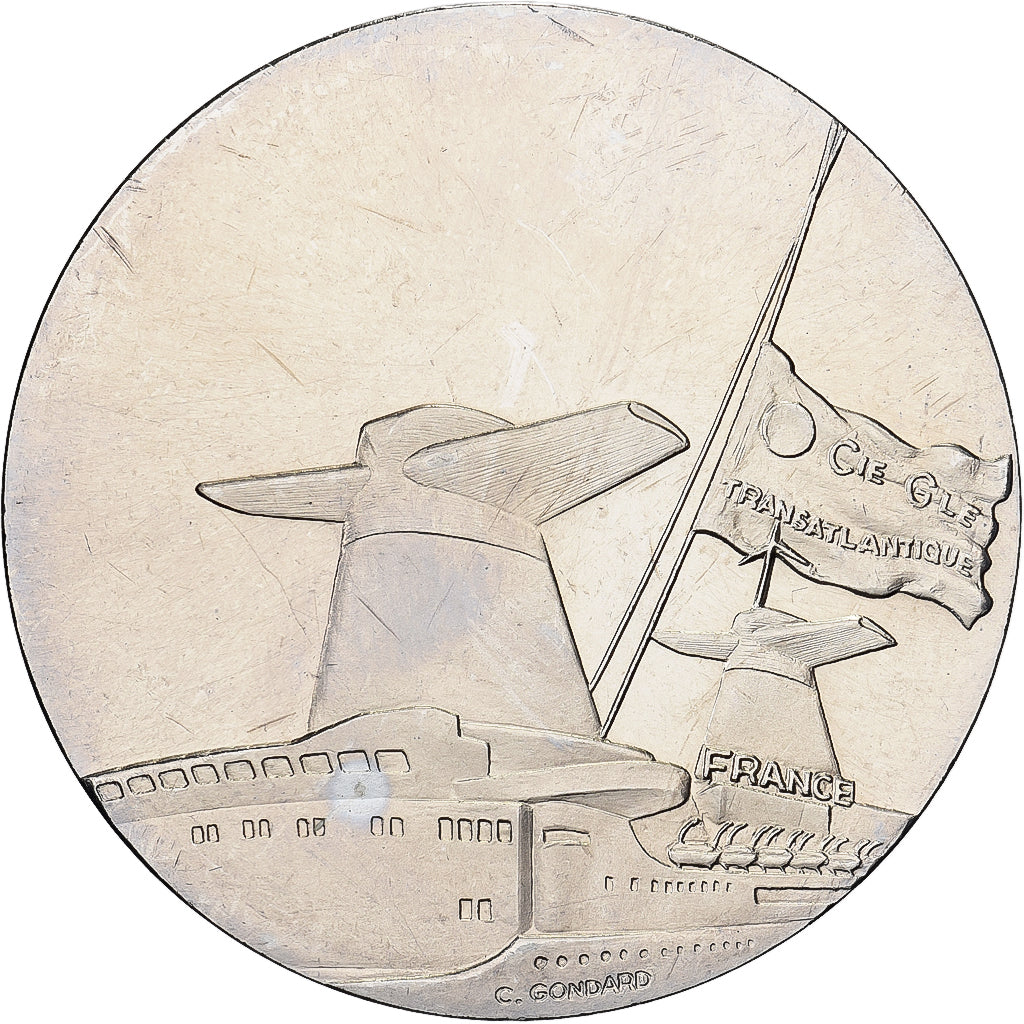 Frankreich, Medaille, Compagnie Générale Transatlantique, France