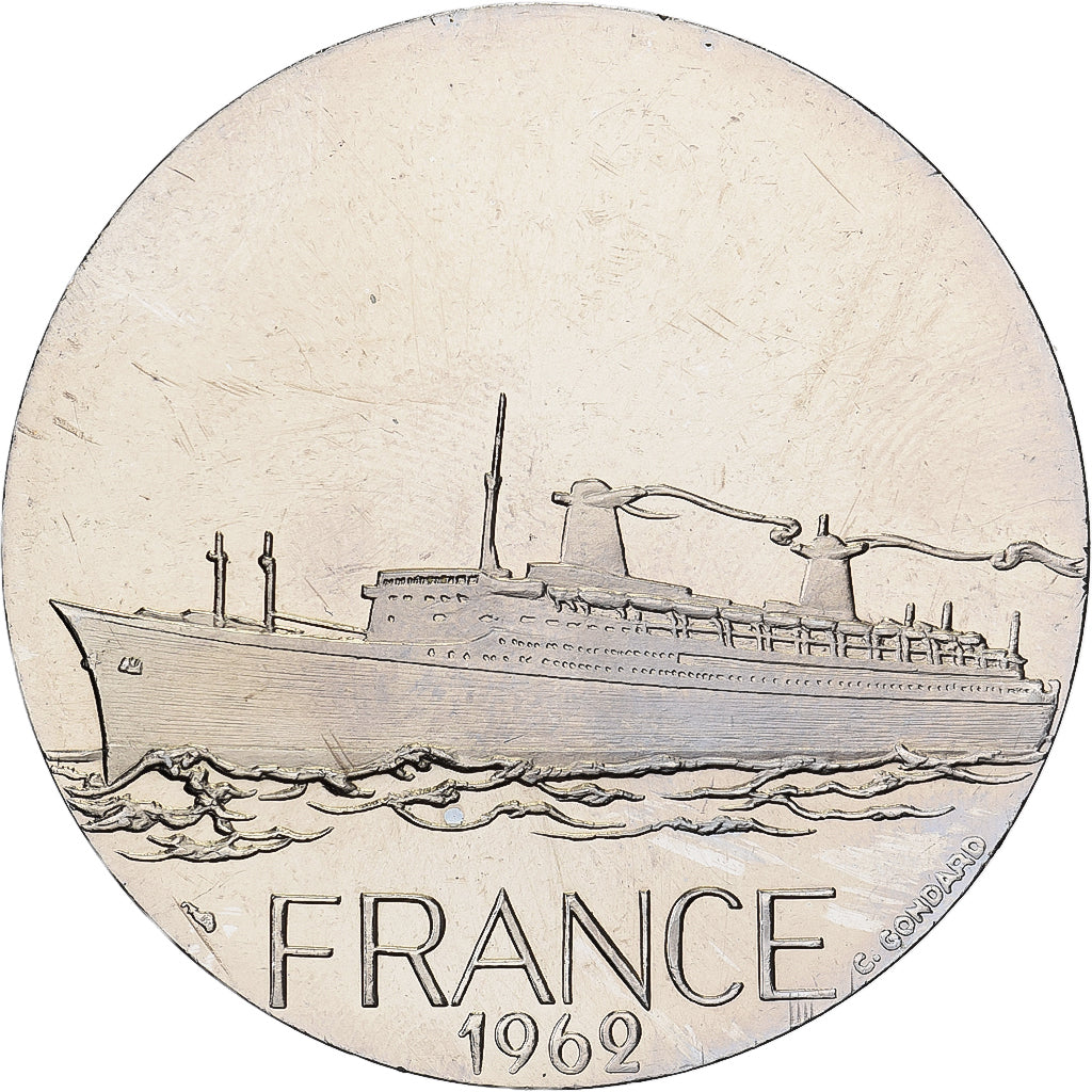 Frankreich, Medaille, Compagnie Générale Transatlantique, France