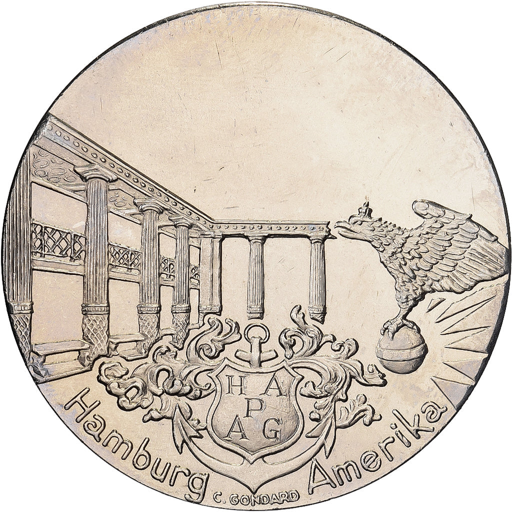 France, Médaille, Les Grands Transatlantiques, Imperator, Cupro-nickel, SPL, C.