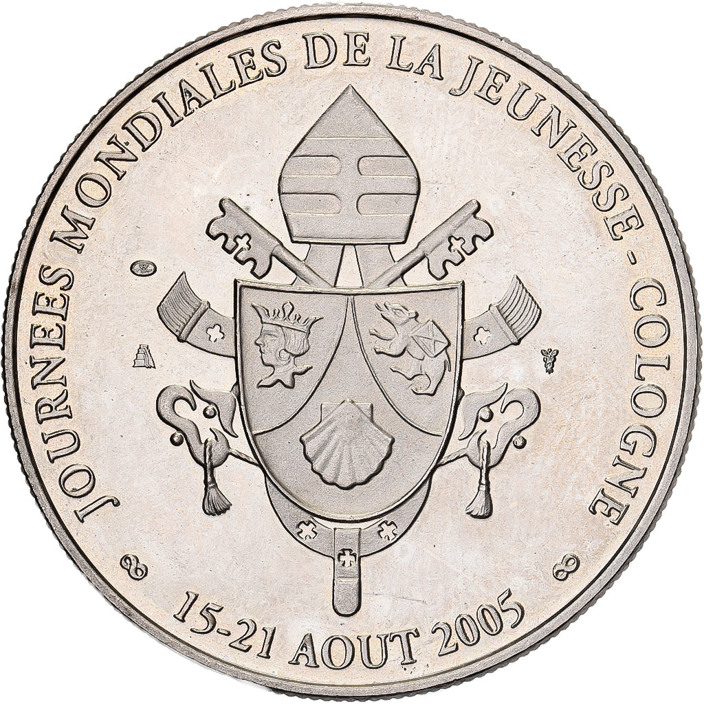 CIUDAD DEL VATICANO, medalla, Benoit XVI - Journées Mondiales de la Jeunesse