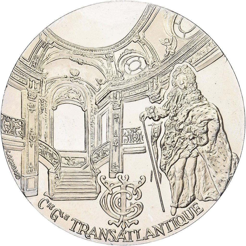 Francia, medaglia, Compagnie Générale Transatlantique, France (1912)