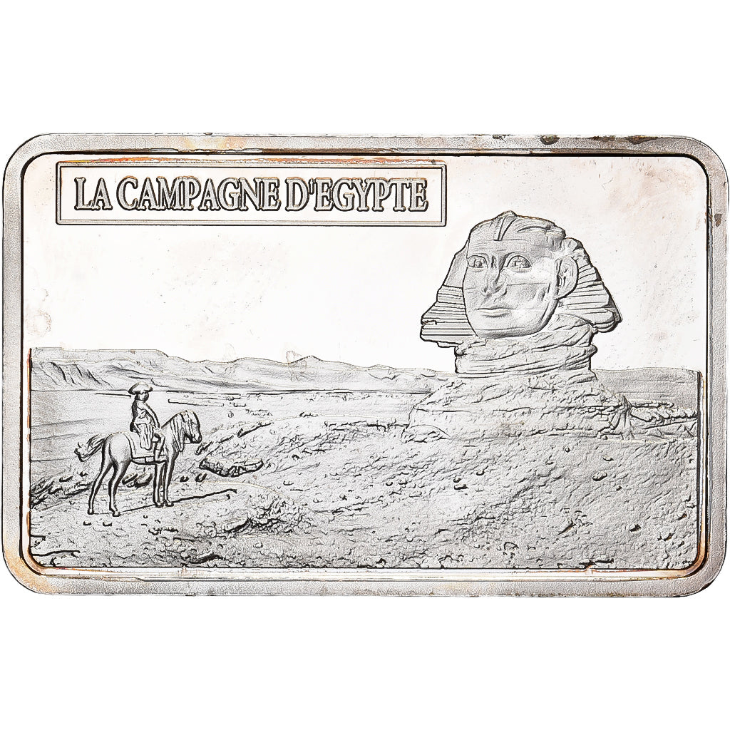 Frankreich, Lingotin, Napoléon Bonaparte, Campagne d'Egypte, Silver Plated