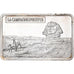 Frankreich, Lingotin, Napoléon Bonaparte, Campagne d'Egypte, Silver Plated