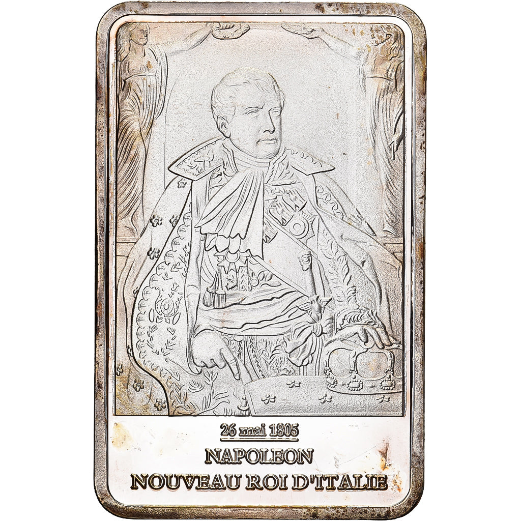 Frankreich, Lingotin, Napoléon, Nouveau Roi d'IItalie, Silver Plated Copper