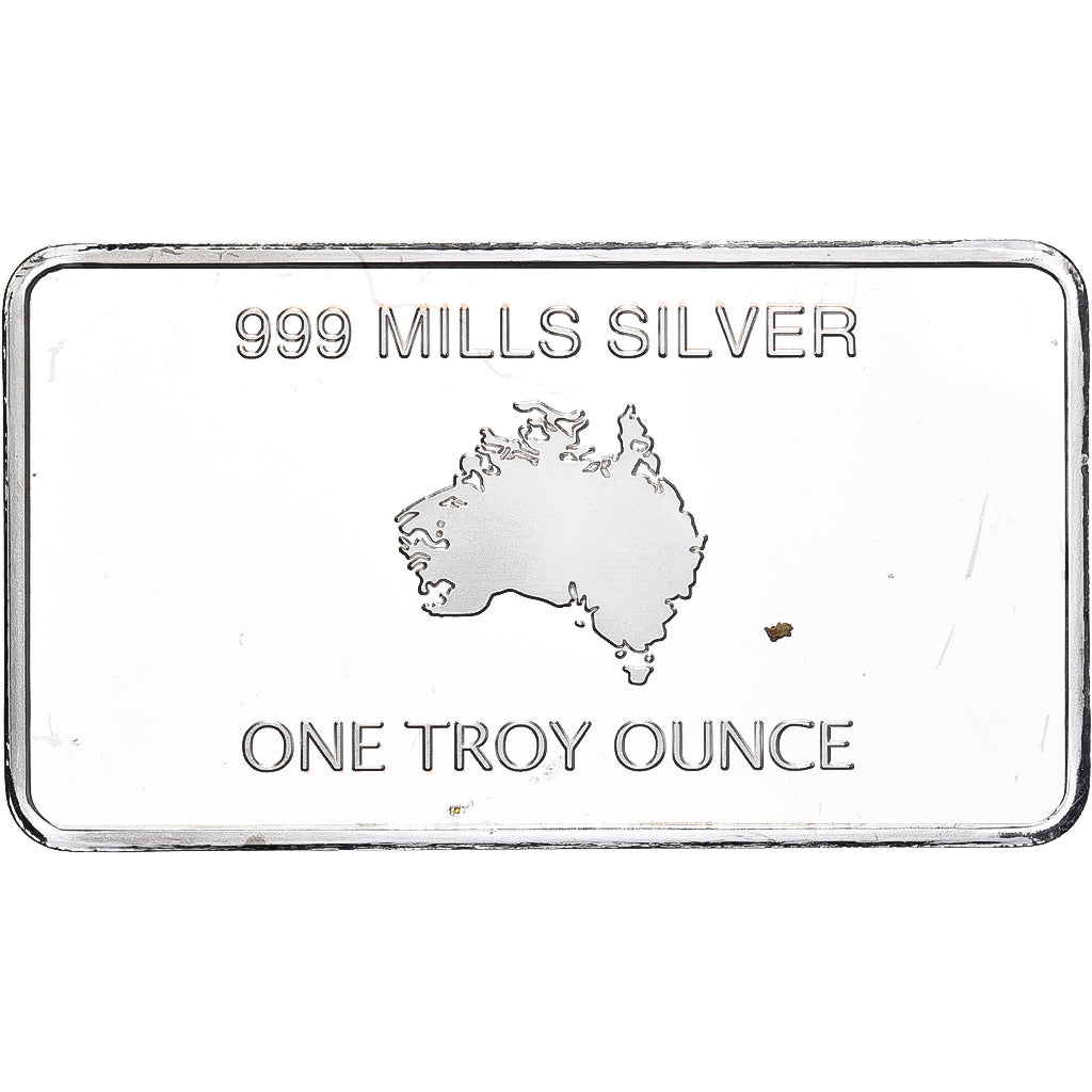 Australien, Lingotin, One Troy Ounce, Silver Plated Copper, UNZ
