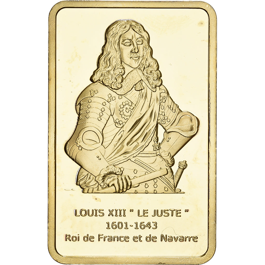 Francia, Lingotin, Louis XIII , Le Juste, Cobre - níquel dorado, SC