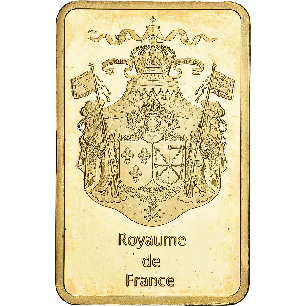 Francia, Lingotin, Louis XIII , Le Juste, Cobre - níquel dorado, SC