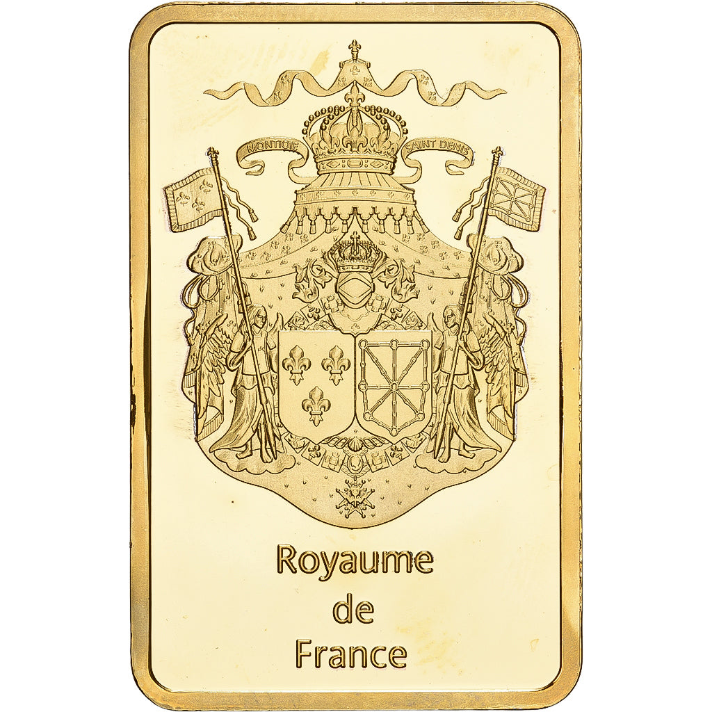 Frankreich, Lingotin, Louis XV, Dit Le Bien Aimé, Copper-Nickel Gilt, UNZ