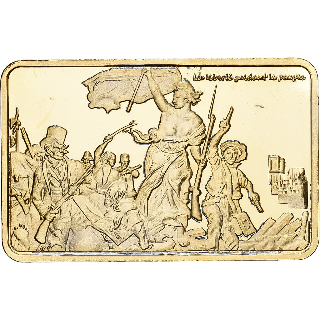 France, Lingotin, La Liberté Guidant le Peuple, Eugène Delacroix