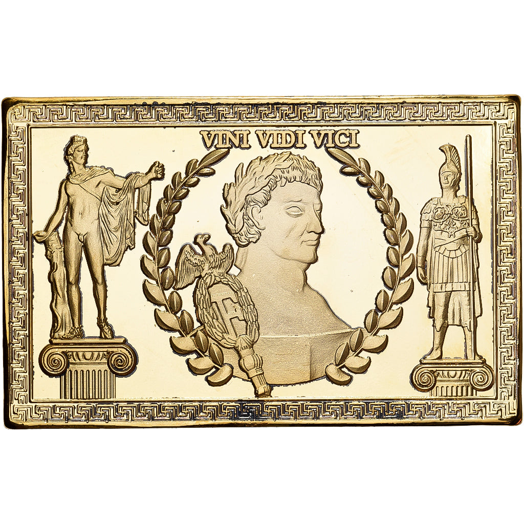 Frankreich, Lingotin, Jules César, Copper-Nickel Gilt, UNZ