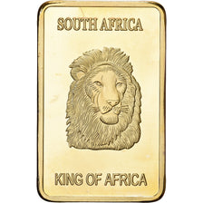 South Africa, Lingotin, Krugerrand, Copper-Nickel Gilt, Lion, MS(63)