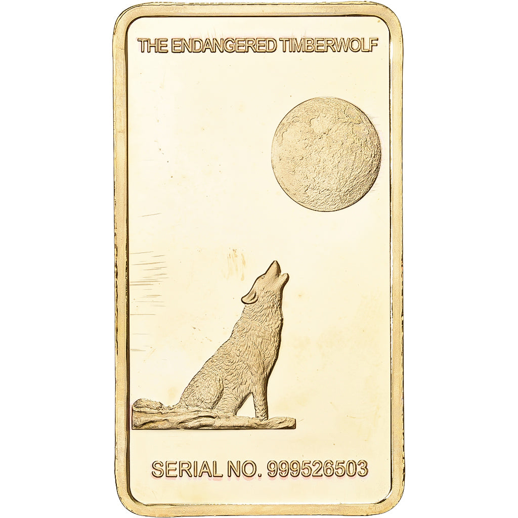 United States, Lingotin, The Endangered Timberwolf, Copper-Nickel Gilt