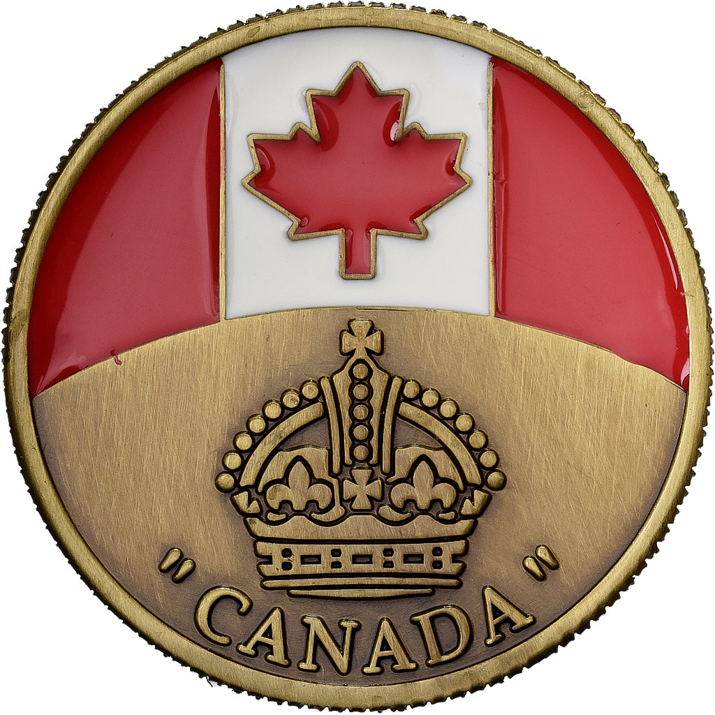 USA, Token, World War II, Victory, Miedzionikiel, Canada, MS(63)