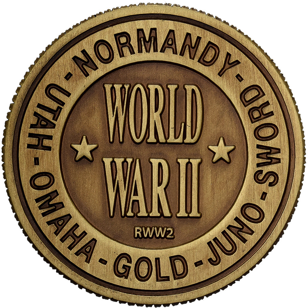 United States, Token, World War II, Victory, Copper-nickel, DDAY, MS(63)