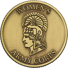 United States, Token, Women's Army Corps, Copper-nickel, MS(63)