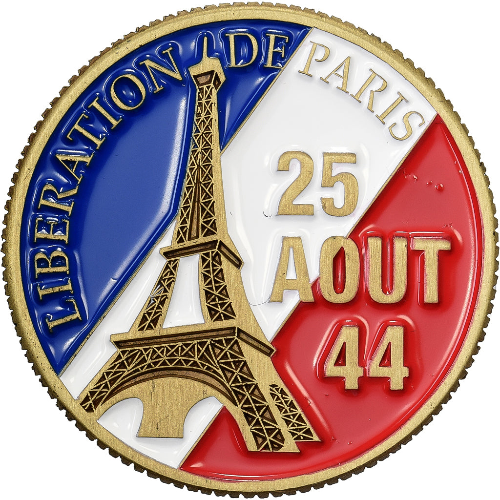 France, Token, Libération de Paris, 25 août 1944, Copper-nickel, MS(63)