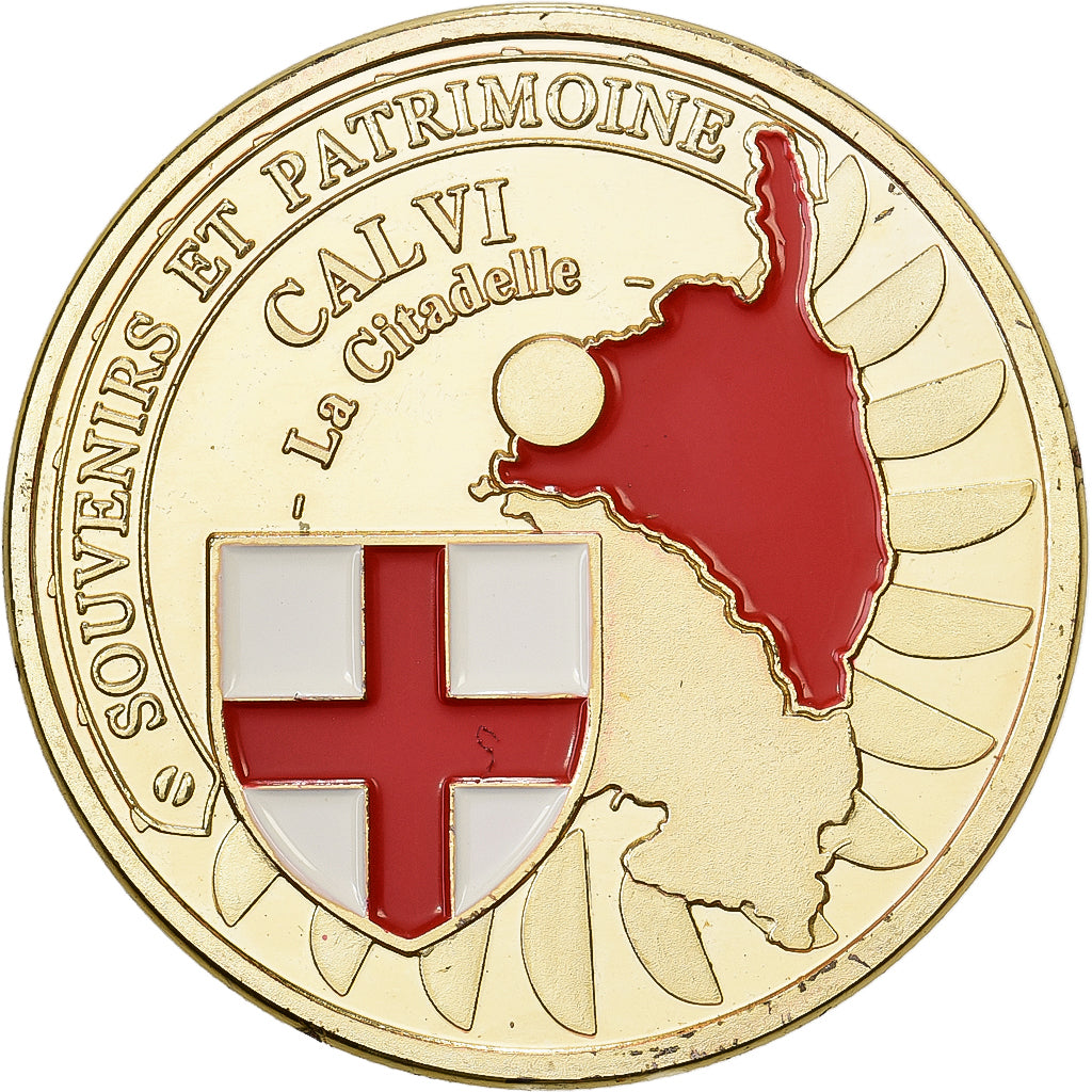 France, Token, Corse - Calvi, Copper-nickel Aluminium, Souvenirs et Patrimoine