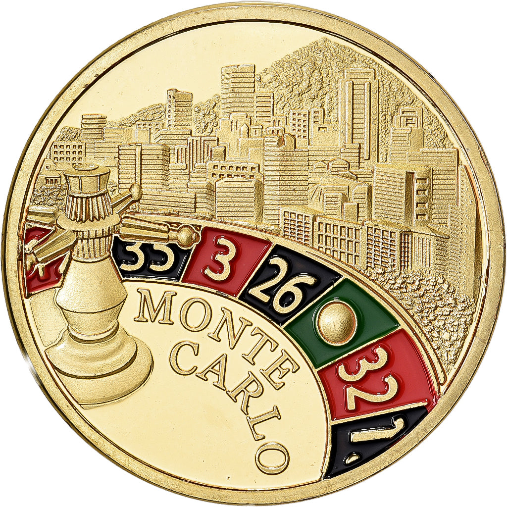 Monaco, Token, Monte-Carlo - Le casino, Copper-nickel Aluminium, MS(63)