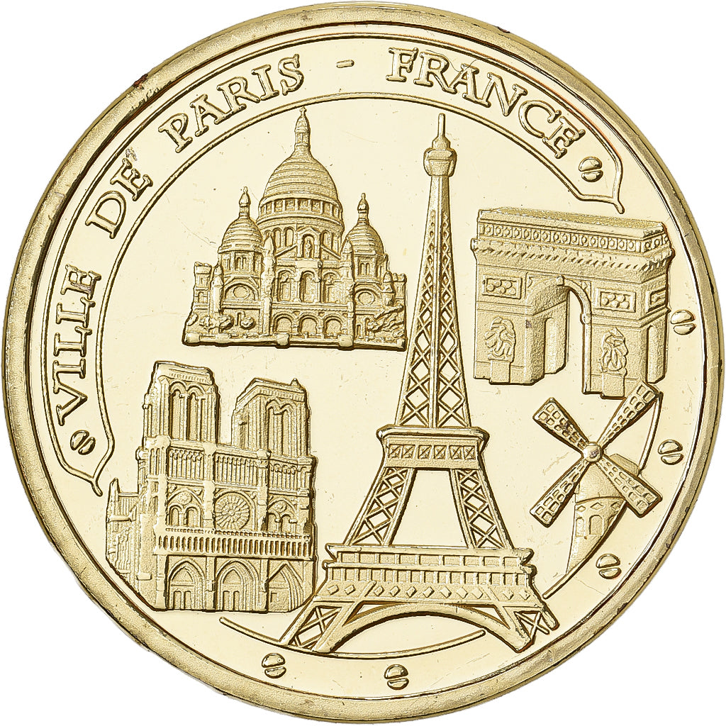France, Token, La ville de Paris, Copper-nickel Aluminium, Souvenirs et