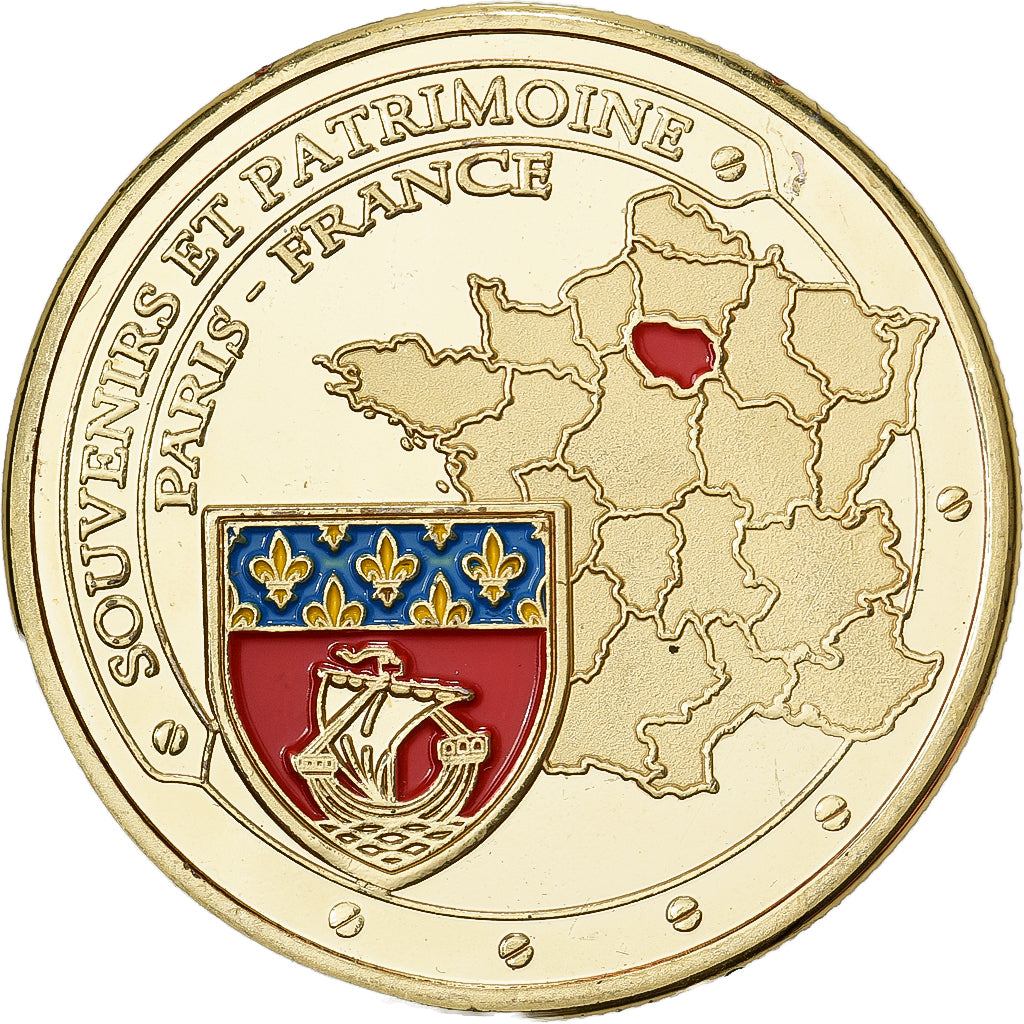 France, Token, La ville de Paris, Copper-nickel Aluminium, Souvenirs et