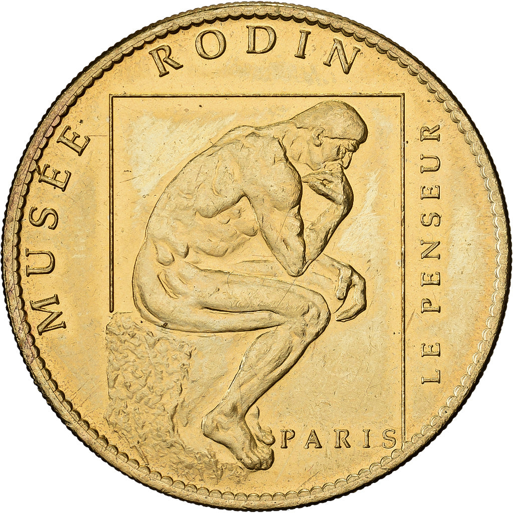 Frankreich, betaalpenning, Paris - Musée Rodin - Le Penseur, 2011