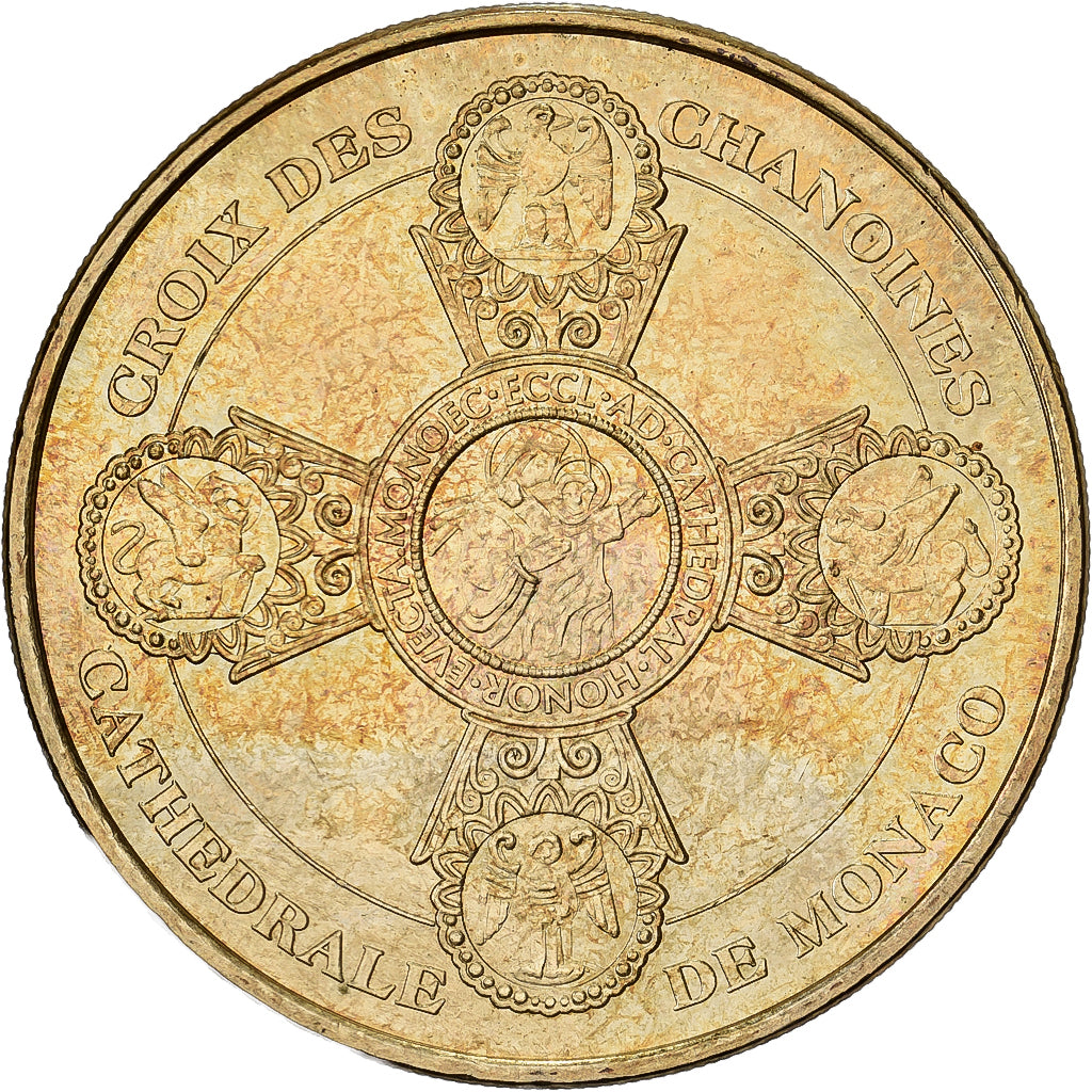 Frankreich, betaalpenning, Monaco - Cathédrale - Centenaire de la