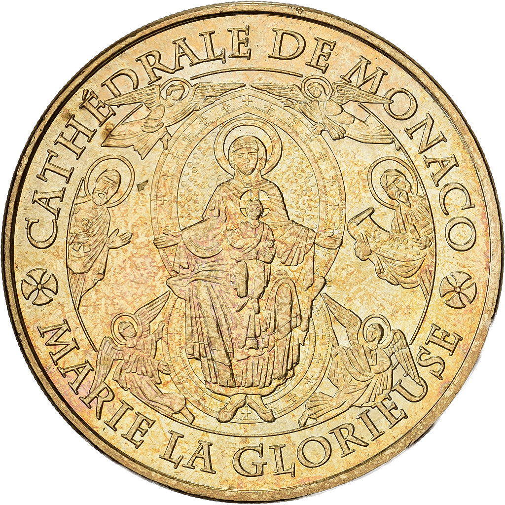 Frankreich, betaalpenning, Monaco - Cathédrale - Centenaire de la