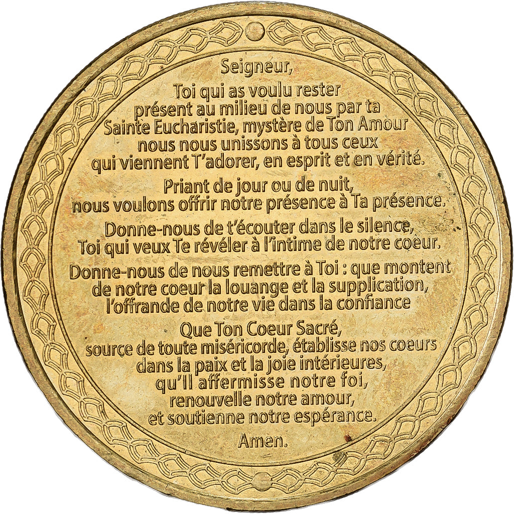 France, Token, Basilique du Sacré Coeur de Montmartre, Copper-nickel Aluminium