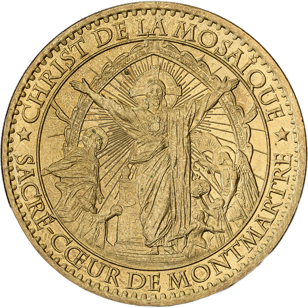 France, Tourist token, Mosaïque du Sacré-Cœur, 2014, MDP, Nordic gold