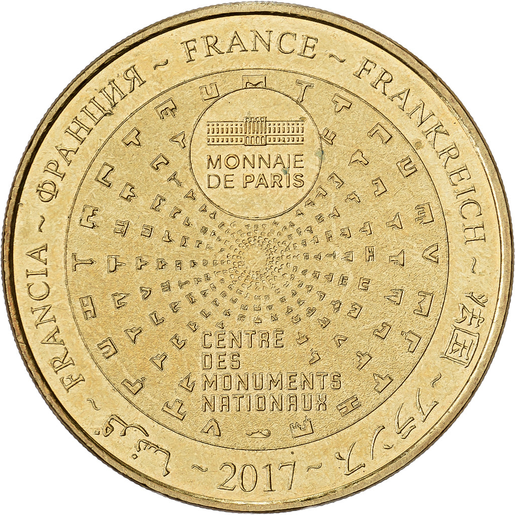 France, Token, Paris - Les 4 monuments, 2017, Copper-nickel Aluminium, MDP
