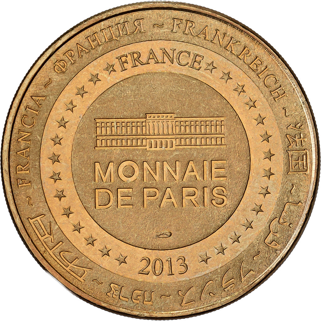 France, Token, Locronan - Eglise Saint Ronan, 2013, Copper-nickel Aluminium