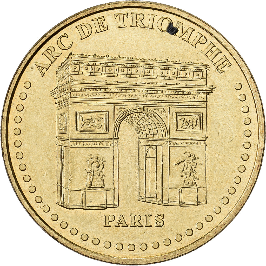 France, Token, 75/ Paris - Arc de Triomphe, 2017, Copper-nickel Aluminium
