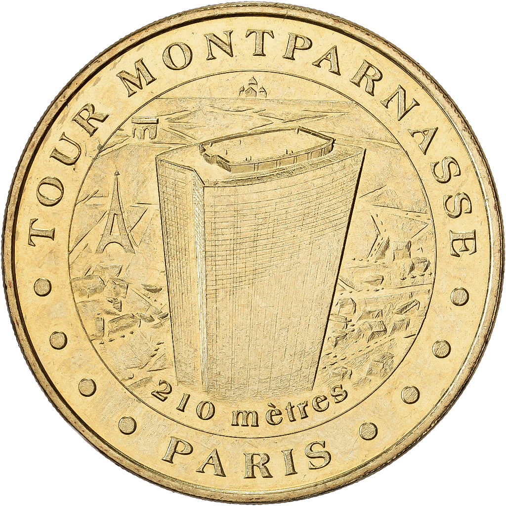 France, Token, 75/ Paris - Tour Montparnasse, 2016, Copper-nickel Aluminium