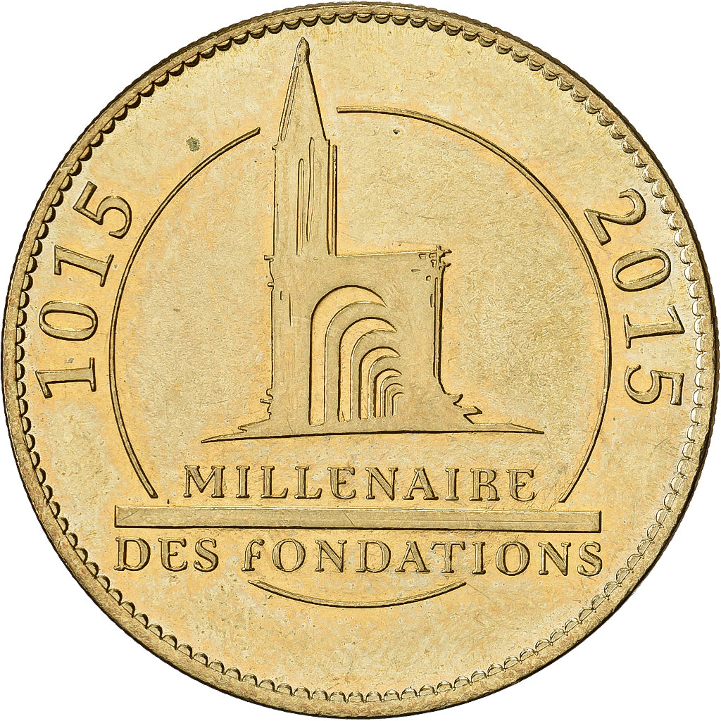 France, Token, Cathédrale Notre-Dame de Strasbourg, 2015, Copper-nickel